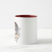 Mug Photo florale romantique (Centre)