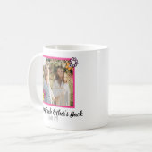 Mug Photo florale rose des soeurs (Devant gauche)