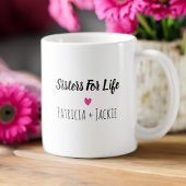 Mug Photo florale rose des soeurs
