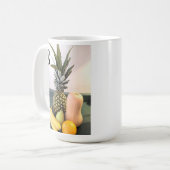 Mug Photo Fruit avec Verse Bible sur mesure Initiale (Devant gauche)