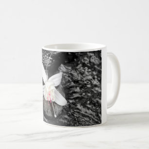 Mug Photo Fuchsia blanche et rose