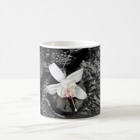 Mug Photo Fuchsia blanche et rose (Centre)