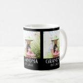 Mug Photo Grand-mère a créé Script Noir 3  (Devant droit)