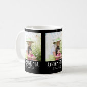 Mug Photo Grand-mère a créé Script Noir 3  (Devant gauche)