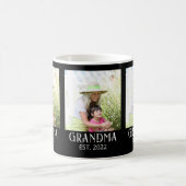 Mug Photo Grand-mère a créé Script Noir 3  (Centre)