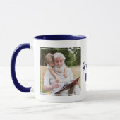 Mug Photo Grand-père de Navy Blue (Gauche)