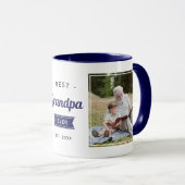 Mug Photo Grand-père de Navy Blue (Devant droit)