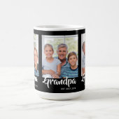 Mug Photo Grand-père Établit Script Noir 3 (Centre)