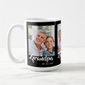 Mug Photo Grand-père Établit Script Noir 3 (Gauche)