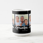 Mug Photo Grand-Père Établit Script Noir 3 (Centre)