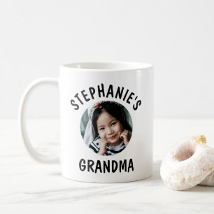 Mug Photo Grandma tendance personnalisée petite fille
