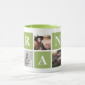 Mug Photo Green de citron vert pour grands-parents (Centre)