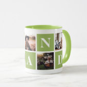 Mug Photo Green de citron vert pour grands-parents (Devant droit)