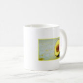 Mug Photo "Half Avocado" Cute. Commandez dès maintenan (Devant droit)