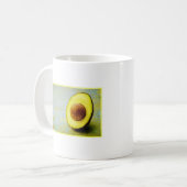 Mug Photo "Half Avocado" Cute. Commandez dès maintenan (Devant gauche)