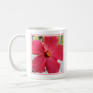 Mug Photo Hibiscus rose Fleur Bible Verse fille