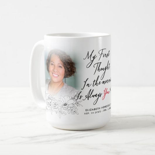 Mug Photo In Love Memory (Devant gauche)