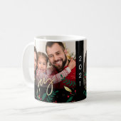 Mug Photo Joy Black Red Green Gold Green Noël (Devant gauche)