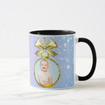 Mug photo Joyeux Noël bébé
