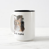 Mug Photo Maman Chat Adorable Amateur d'Animaux de (Devant gauche)
