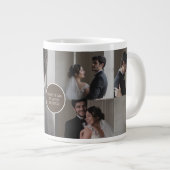 Mug photo Mariage 5 Grille personnalisable (Devant droit)