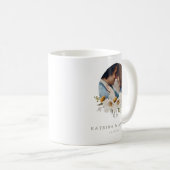 Mug photo mariage floral aquarelle (Devant droit)