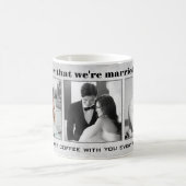 Mug photo Mariage noir et blanc amusant (Centre)