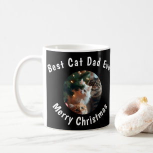 Mug Photo Meilleur Papa Chat Ever Nom de Compagnie Per