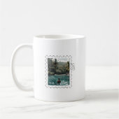 Mug Photo Mémoire de Tampon de Voyage Personnalisé (Gauche)