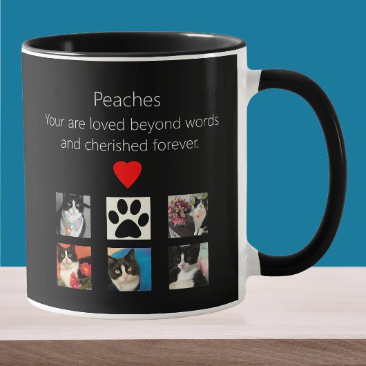 Mug Photo Mémorial Chat 5 Cherished