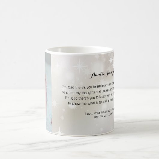 Mug Photo mignon Merci Godmère Cadeau (Centre)