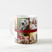 Mug Photo moderne Collage Chien Bourgogne (Devant gauche)