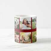Mug Photo moderne Collage Chien Bourgogne (Centre)