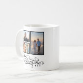 Mug Photo moderne Collage Keepsaké Saint Valentin cade (Devant gauche)