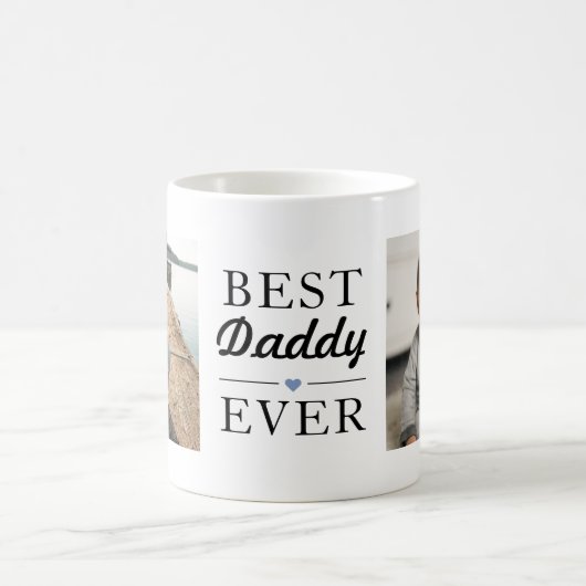 Mug Photo moderne de Best Daddy Ever (Centre)