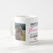 Mug Photo moderne mignonne fille soeur (Devant gauche)