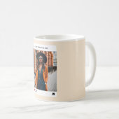 Mug Photo moderne style instagram élégant (Devant droit)