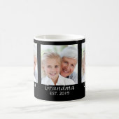 Mug Photo Noir Script Grand-mère Établie (Centre)