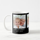 Mug Photo Noir Script Grand-mère Établie (Gauche)