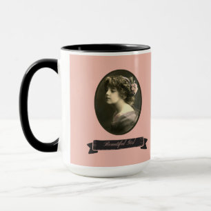 MUG PHOTO NOSTALGIC DE BELLE FILLE