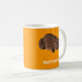 Mug Photo Orange American Toad personnalisée (Devant droit)