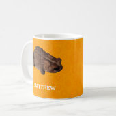 Mug Photo Orange American Toad personnalisée (Devant gauche)