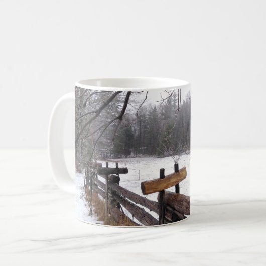 Mug Photo originale - Snowy Winter Scenery (Devant gauche)