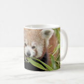 Mug Photo panda rouge, animaux. (Devant droit)