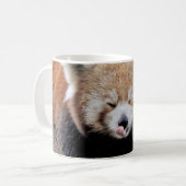 Mug Photo panda rouge, animaux. tasse de café (Devant gauche)