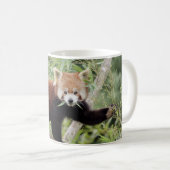 Mug Photo panda rouge, animaux. tasse de café (Devant droit)