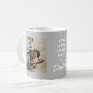 Mug Photo Papa Gris Fête des Pères