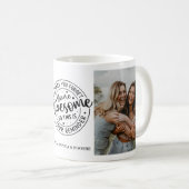 Mug photo papillon "Restez magique" (Devant droit)