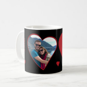 Mug Photo paraphes forme coeur Valentine