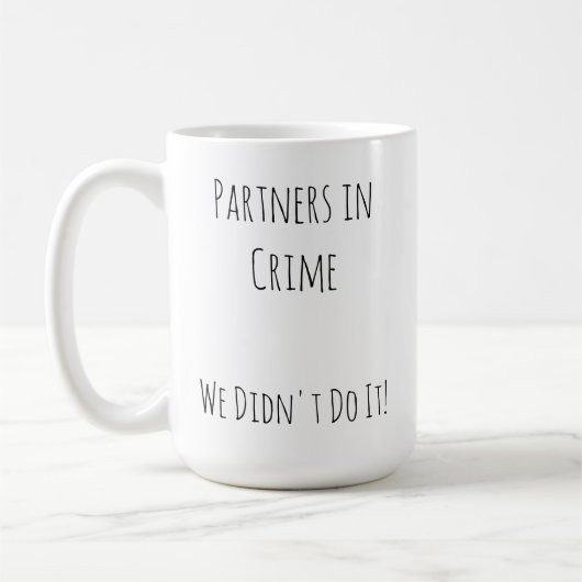 Mug Photo Partner's en crime (Gauche)
